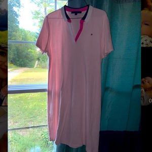 Pink Tommy Hilfiger polo dress